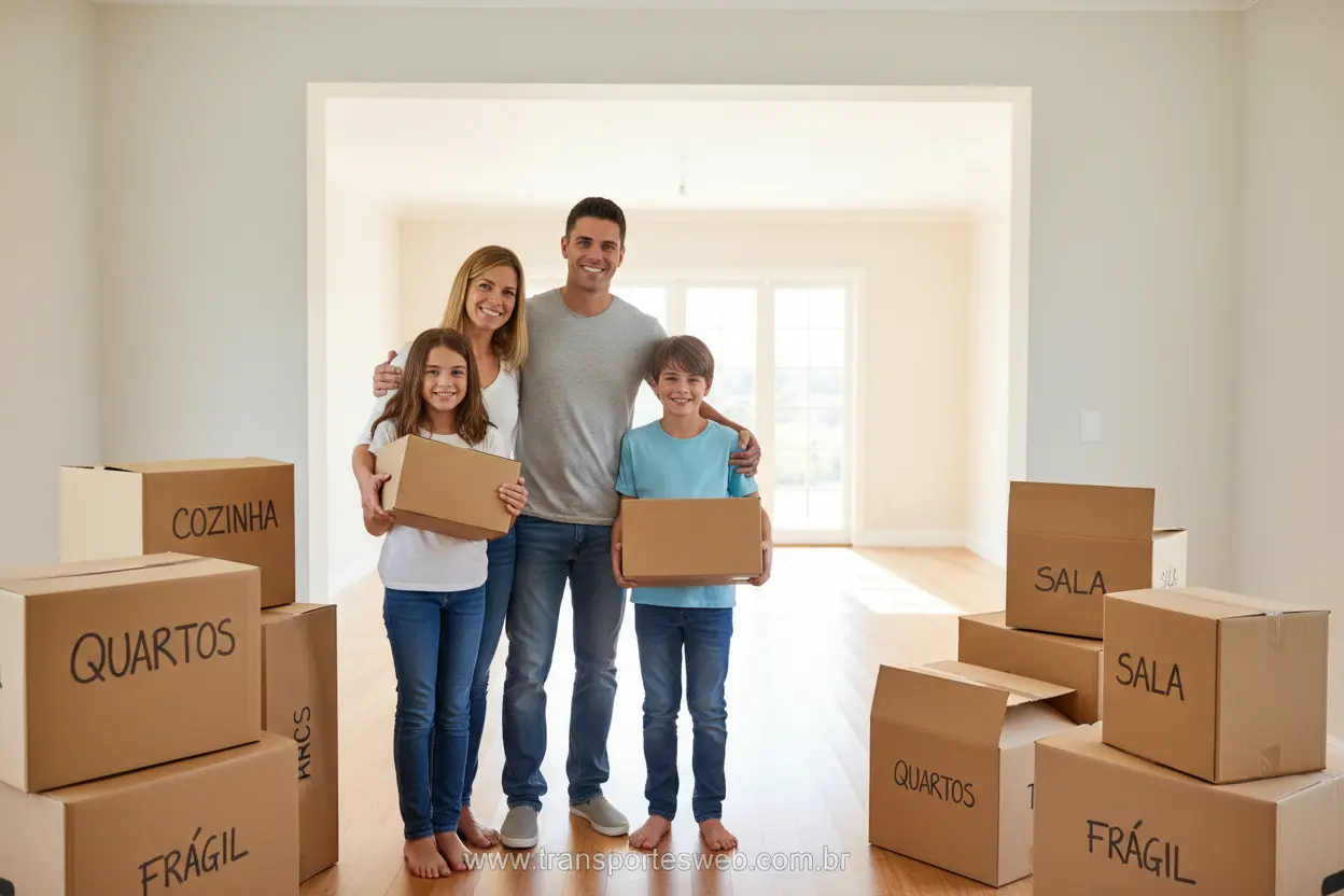 Guia Prático para Organizar uma Mudança Residencial Sem Estresse